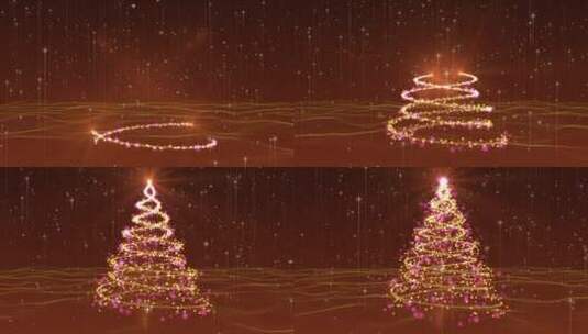 圣诞节圣诞树背景高清在线视频素材下载