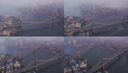 纽约城市航拍高清在线视频素材下载