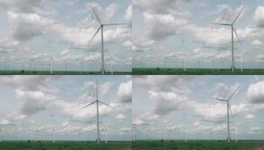 风车节能环保风车风机绿色新能源高清在线视频素材下载