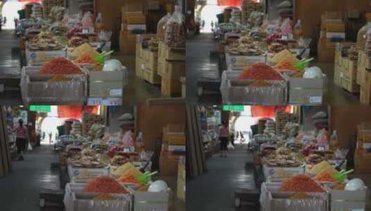 市场农贸市场市集云南丽江大理泰国曼谷清迈高清在线视频素材下载