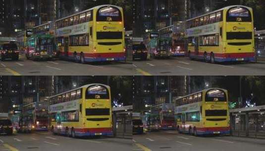 香港怡和街夜景高清在线视频素材下载