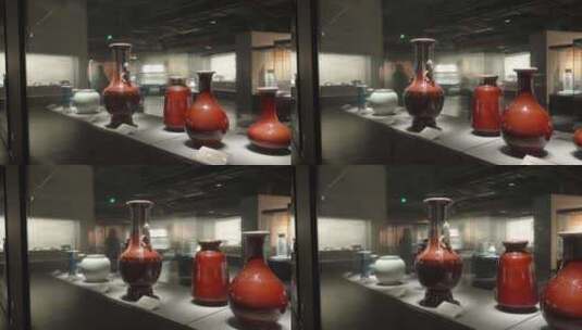 景德镇中国瓷器博物馆陶瓷空镜运镜高清在线视频素材下载