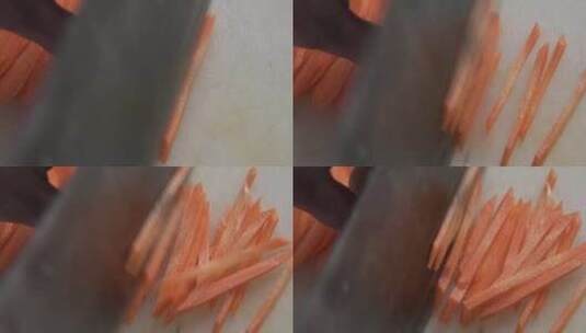 切胡萝卜高清在线视频素材下载