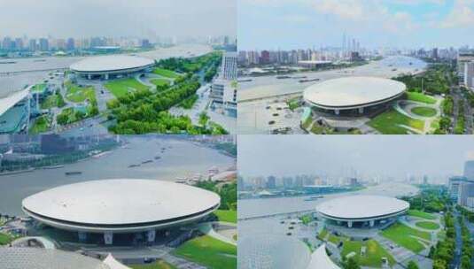上海梅赛德斯奔驰文化中心高清在线视频素材下载