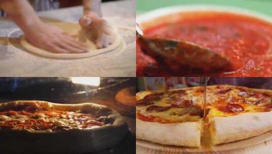 披萨制作高清在线视频素材下载