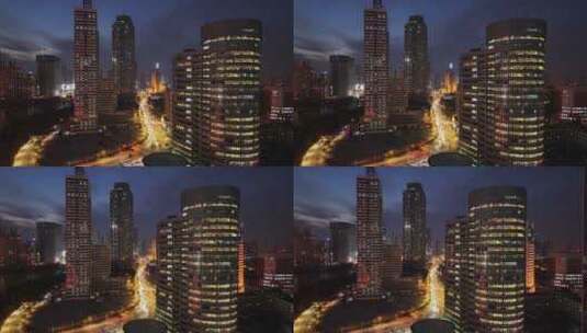 天津夜景城市高清在线视频素材下载