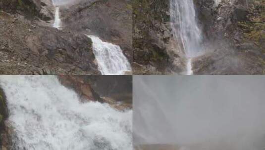 瀑布水流高清在线视频素材下载