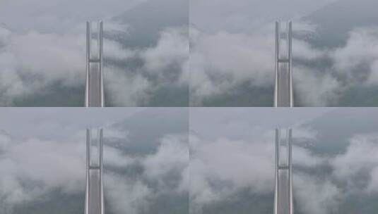 北盘江第一桥航拍高清在线视频素材下载