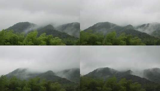 【延时】雨后山林烟雾飘渺01高清在线视频素材下载