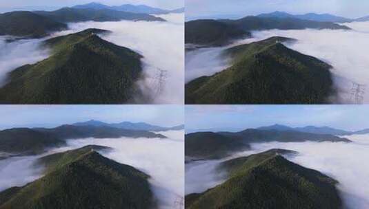 【4K】深圳马峦山云海大景宣传片高清在线视频素材下载