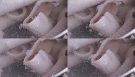 熬猪皮制作肉皮冻 (5)高清在线视频素材下载