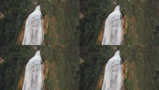 悬崖上的瀑布高清在线视频素材下载