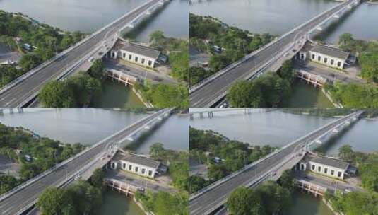 惠州大桥景观航拍高清在线视频素材下载