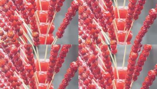 老北京冰糖葫芦美食高清在线视频素材下载