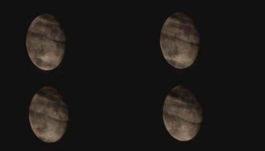 月球表面旋转自转高清在线视频素材下载