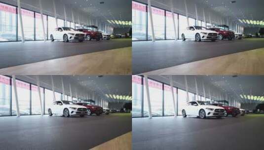 奔驰4s店内景高清在线视频素材下载
