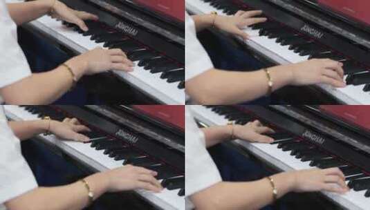 钢琴演奏家高清在线视频素材下载