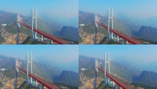 北盘江大桥  航拍高清在线视频素材下载