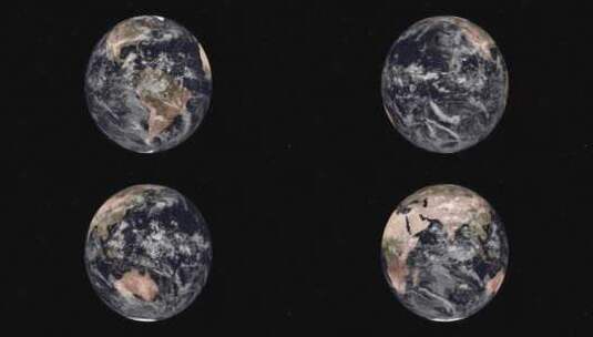 地球旋转高清在线视频素材下载