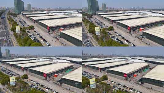 上海新国际博览中心高清在线视频素材下载