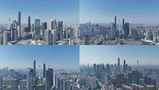 广州珠江新城城市建筑全景高清在线视频素材下载