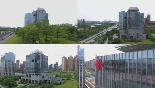 中国联通 中国联通大楼高清在线视频素材下载