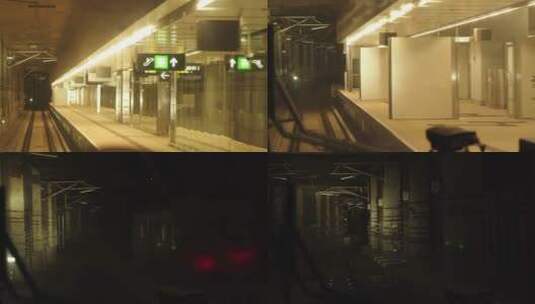 香港高铁西九龙出站高清在线视频素材下载