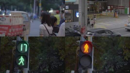 广州天河林和西交通状况高清在线视频素材下载
