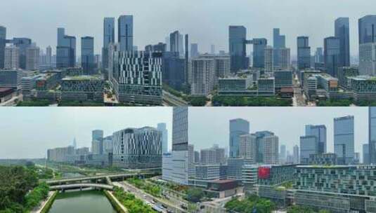 深圳湾生态科技园航拍合集高清在线视频素材下载