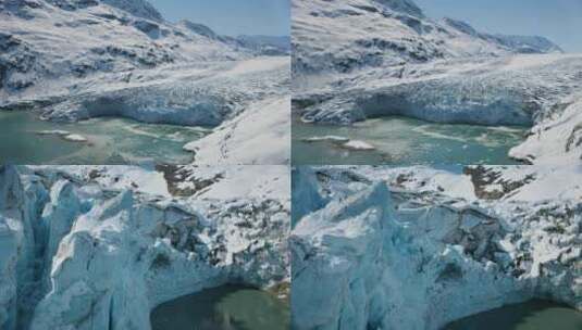 冰川冰原高清在线视频素材下载