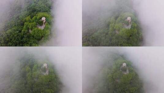 南五台山 钟南山 秦岭 云海 日出 云彩 蓝天高清在线视频素材下载