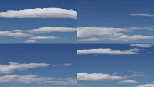天空中飘动的云朵高清在线视频素材下载