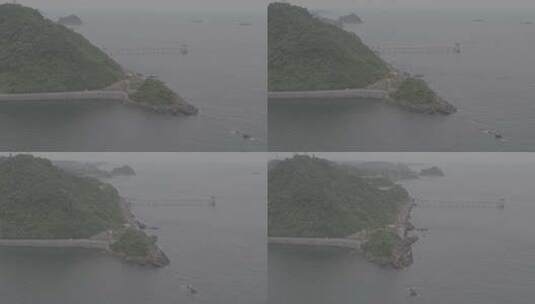 防城港怪石滩航拍高清在线视频素材下载