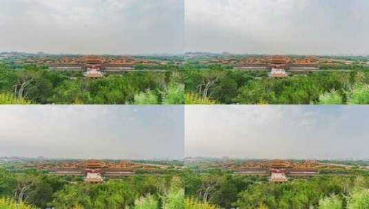 中国北京故宫全景延时高清在线视频素材下载