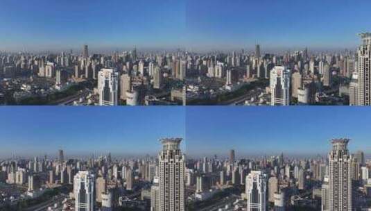 上海浦西外滩建筑航拍空镜高清在线视频素材下载