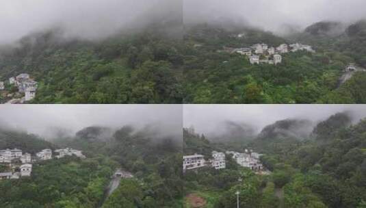 梅州灵光寺景区航拍高清在线视频素材下载