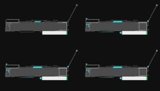 科技感文字字幕条指示线背景未来智能炫酷高清在线视频素材下载
