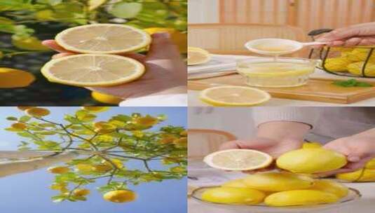 黄柠檬 柠檬高清在线视频素材下载
