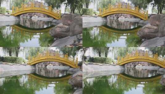 景-小桥池塘高清在线视频素材下载