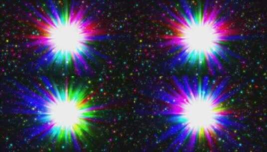 Rainbow Light Rays V高清在线视频素材下载