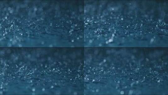 【1镜头】下雨天雨滴下落emo情绪空镜高清在线视频素材下载