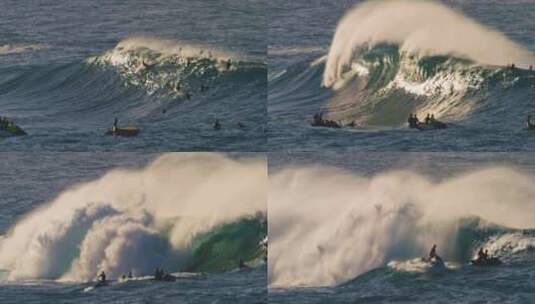 凶猛的海浪卷浪高清在线视频素材下载