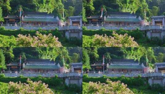 惠州惠东九龙峰祖庙高清在线视频素材下载