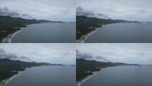 广东汕头南澳岛十里银滩高清在线视频素材下载