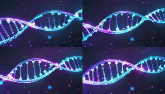 科技 DNA 双螺旋 基因素材 基因编辑高清在线视频素材下载