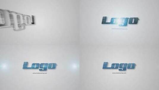 光线效果转动展示logo标志标识企业品牌展示AE模板高清AE视频素材下载