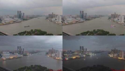 白鹅潭景观 广州三江汇聚高清在线视频素材下载