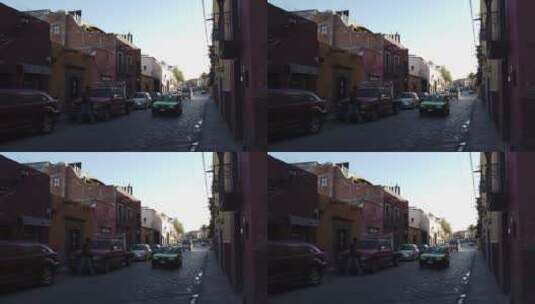 墨西哥墨西哥城道路车辆地拍高清在线视频素材下载