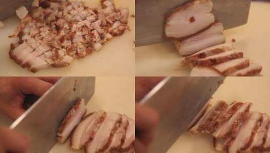 【镜头合集】烧肉卤肉叉烧肉快高清在线视频素材下载