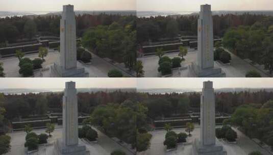 湘鄂西革命烈士纪念碑高清在线视频素材下载